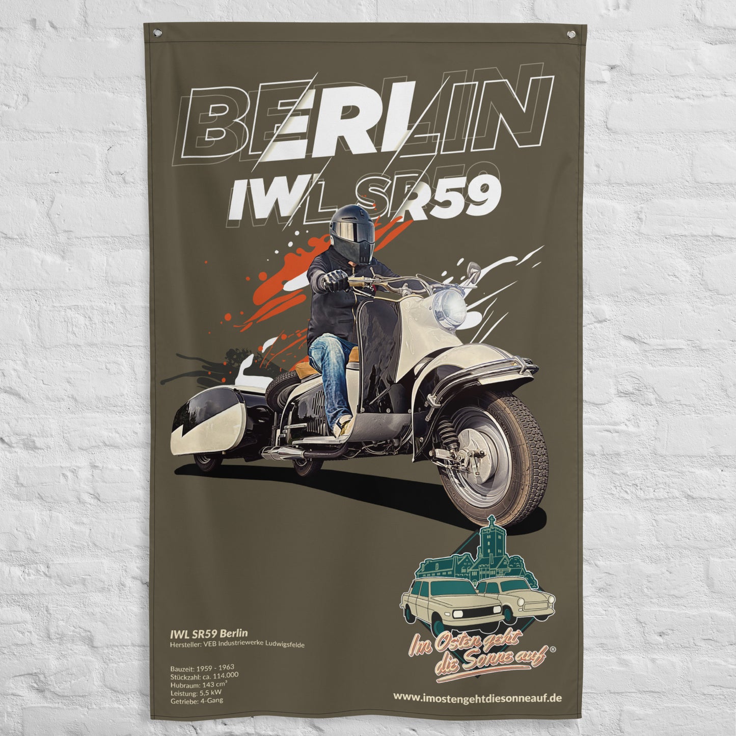 Werkstattfahne - Berlin Roller