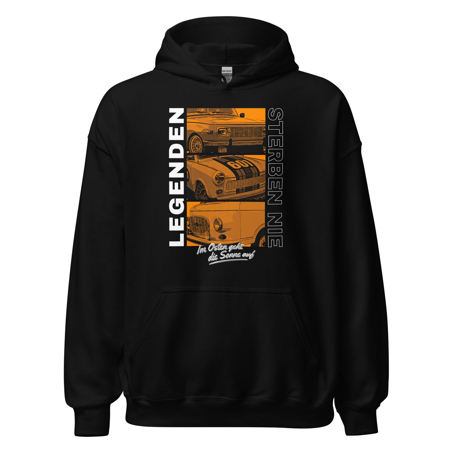 Legenden sterben nie - Orange - Unisex Hoodie