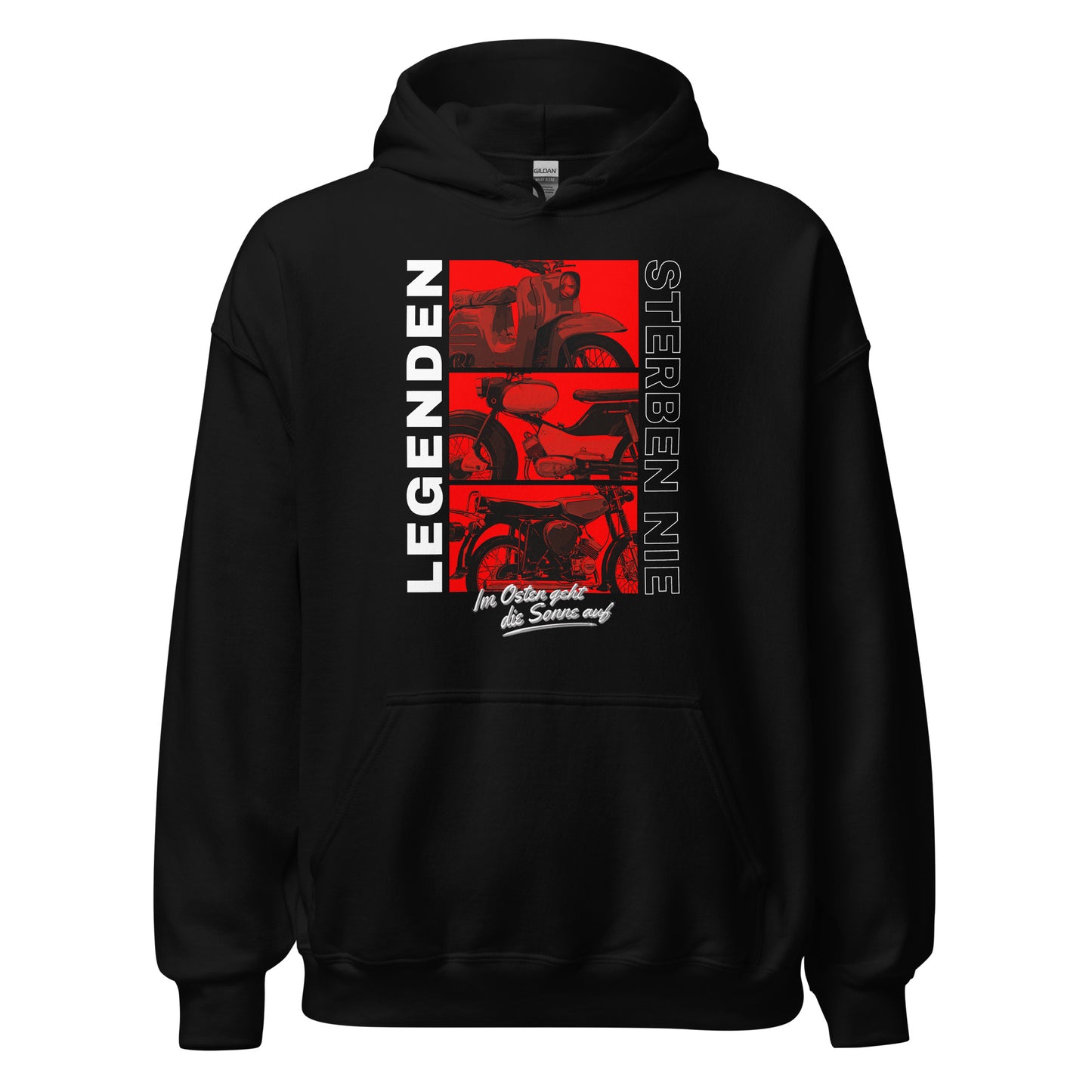 Simson Legenden sterben nie - Rot - Unisex Hoodie