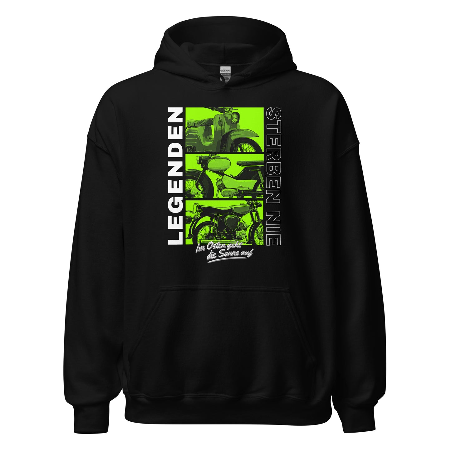 Simson Legenden sterben nie - Grün - Unisex Hoodie