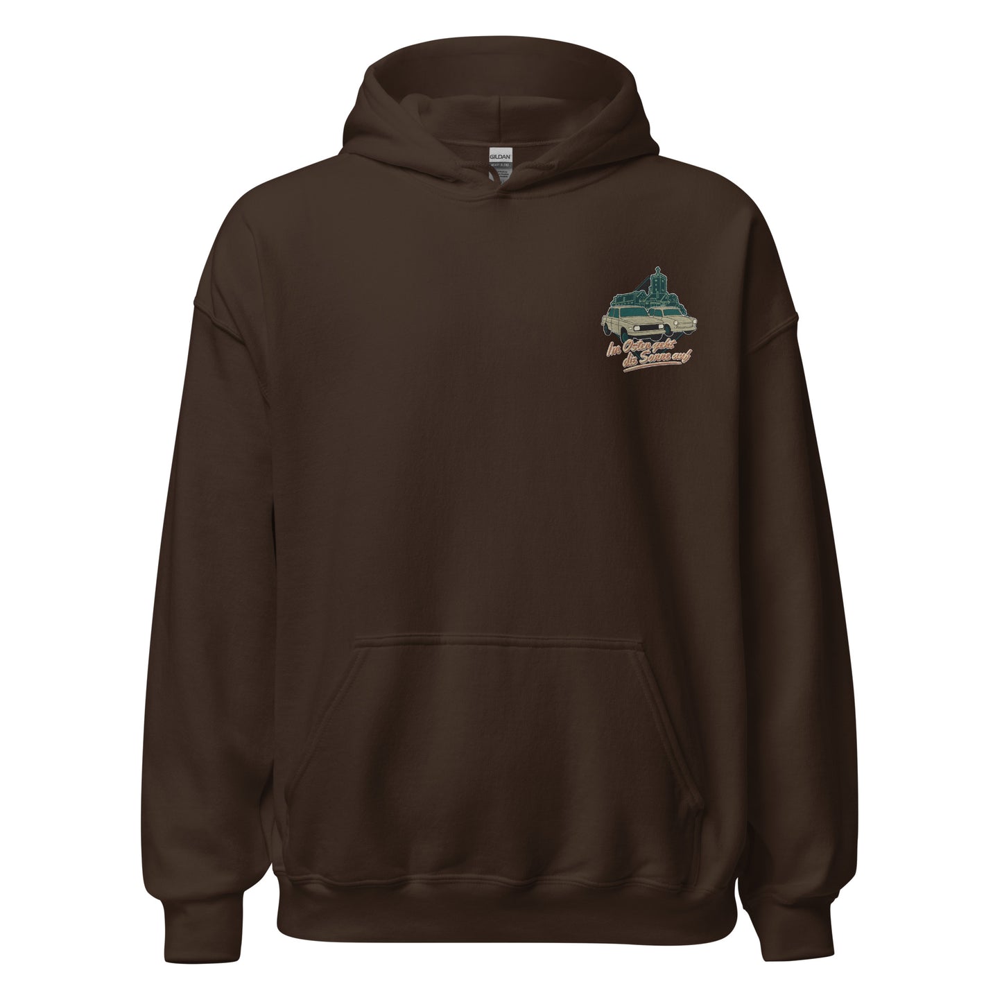 Hochwertiger Unisex Hoodie mit besticktem Logo