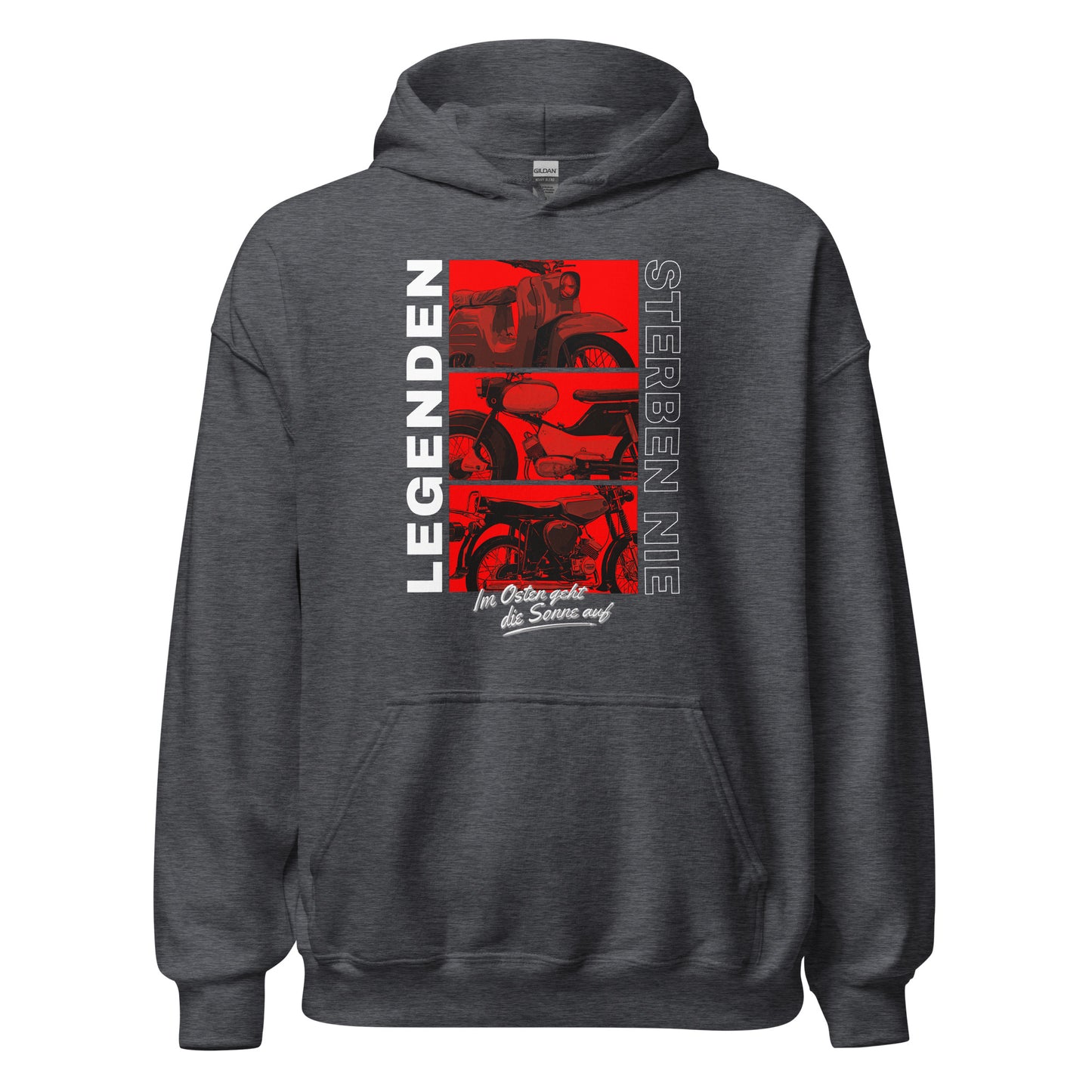 Simson Legenden sterben nie - Rot - Unisex Hoodie