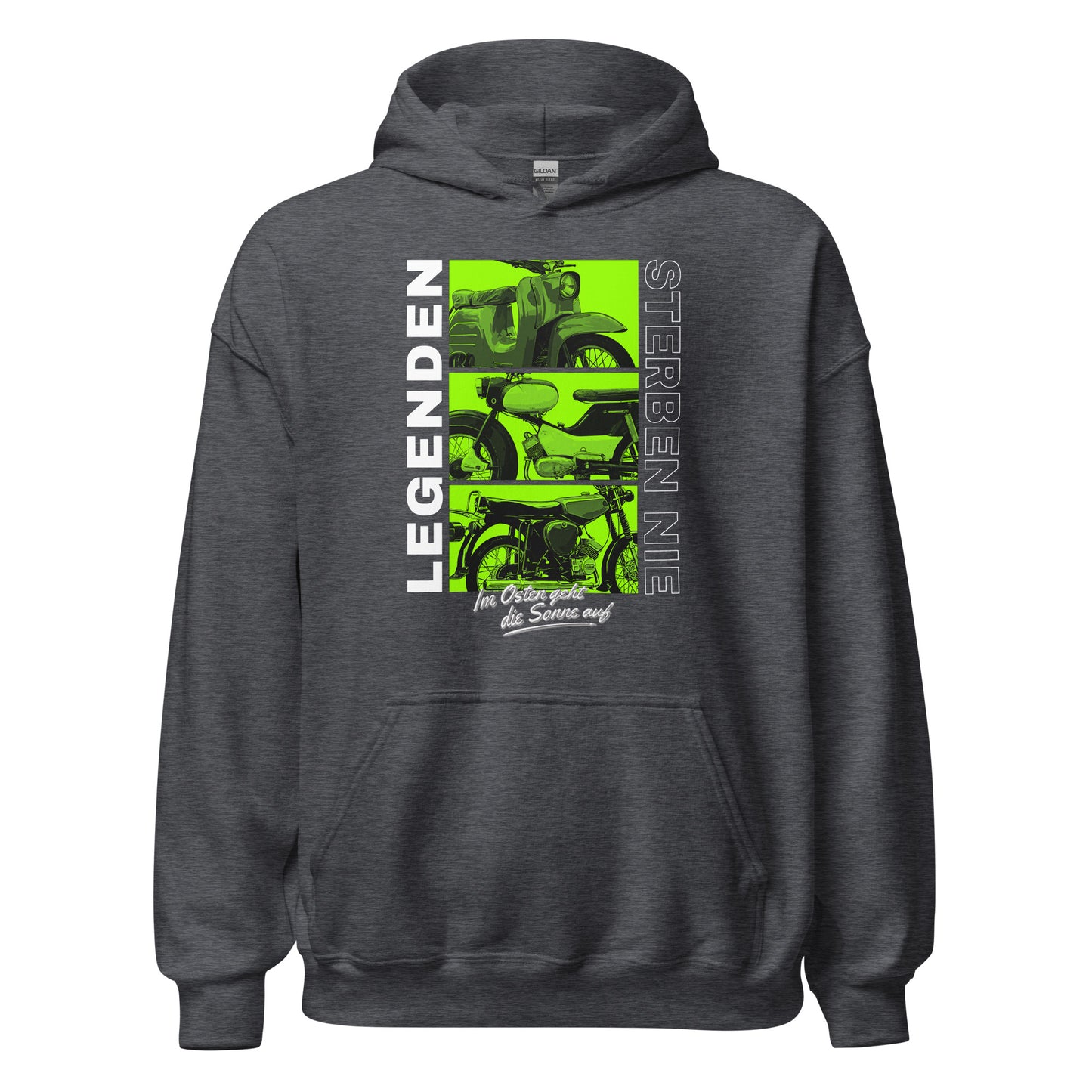 Simson Legenden sterben nie - Grün - Unisex Hoodie