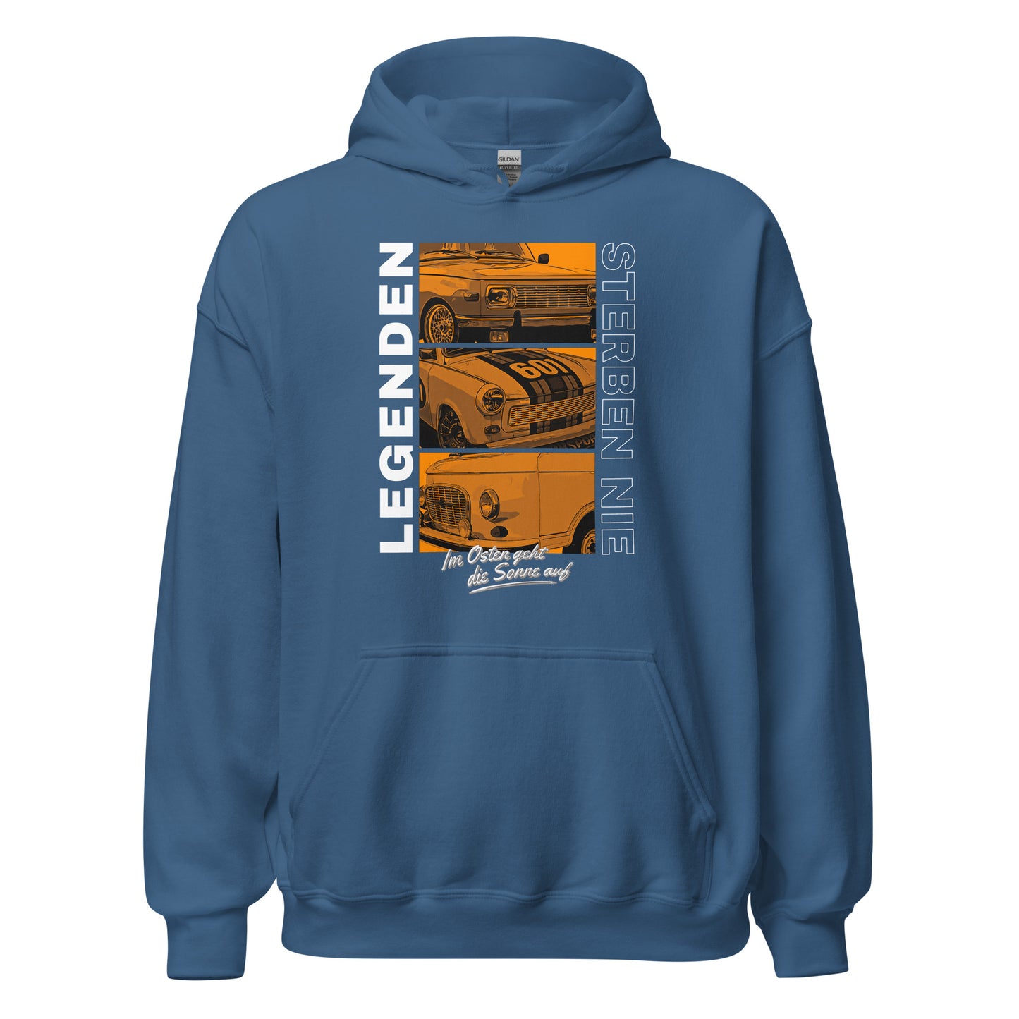 Legenden sterben nie - Orange - Unisex Hoodie