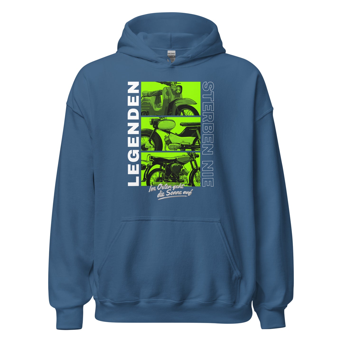 Simson Legenden sterben nie - Grün - Unisex Hoodie