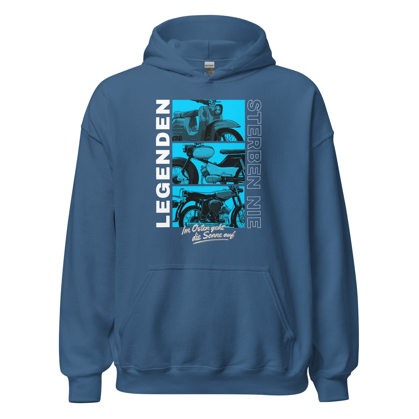 Simson Legenden sterben nie - Blau - Unisex Hoodie