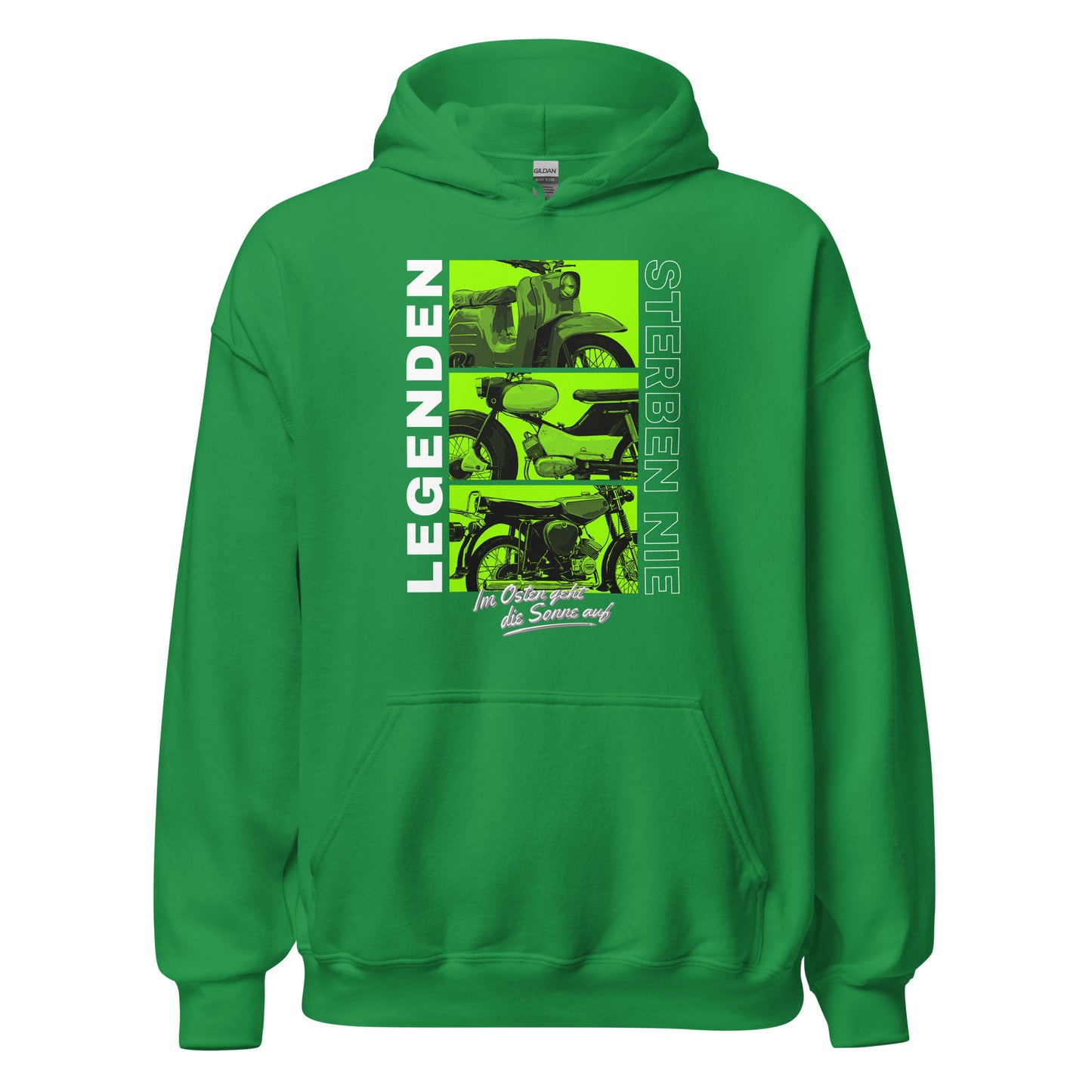 Simson Legenden sterben nie - Grün - Unisex Hoodie