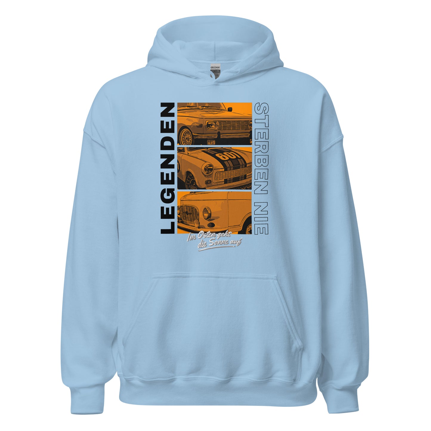 Legenden sterben nie - Orange - Unisex Hoodie