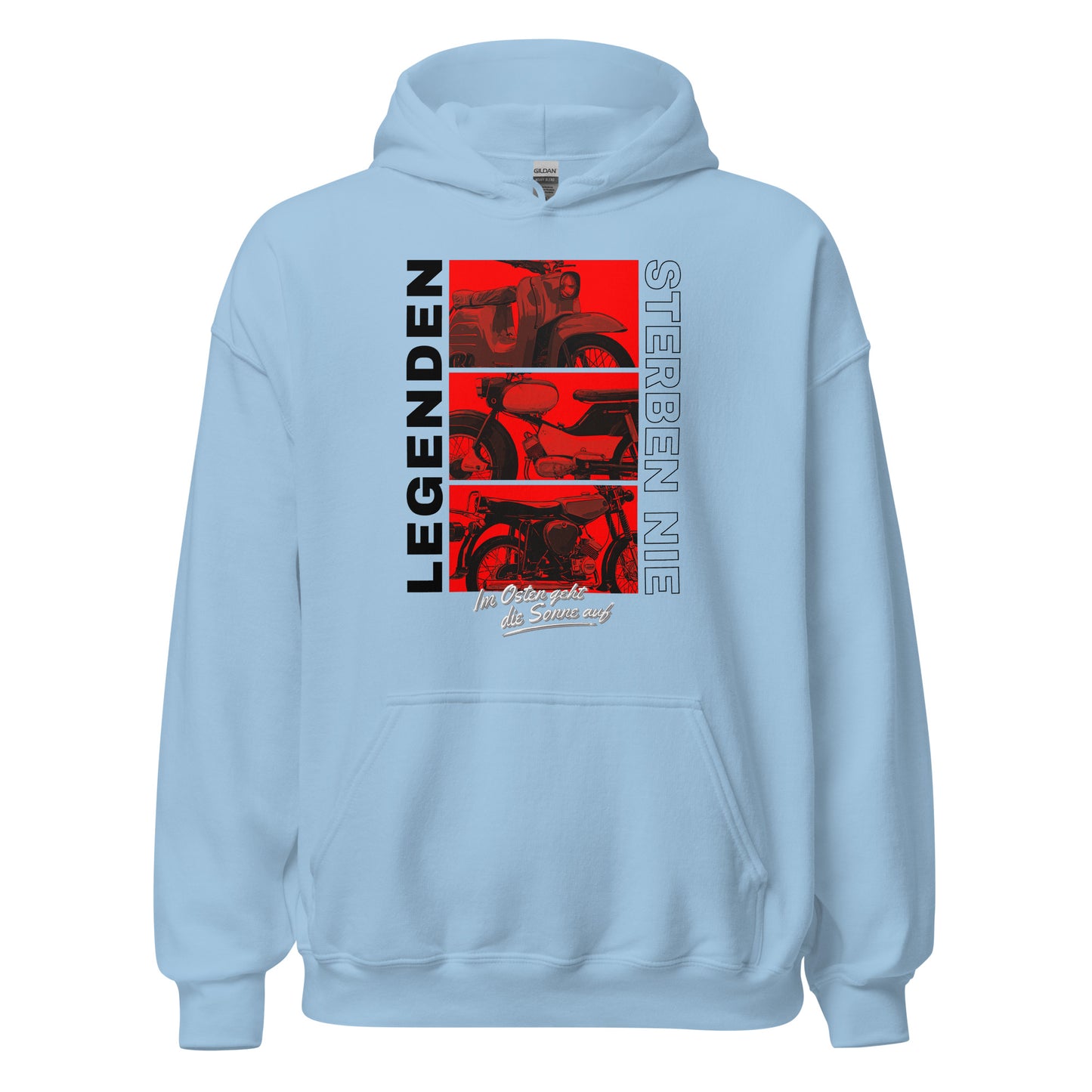 Simson Legenden sterben nie - Rot - Unisex Hoodie