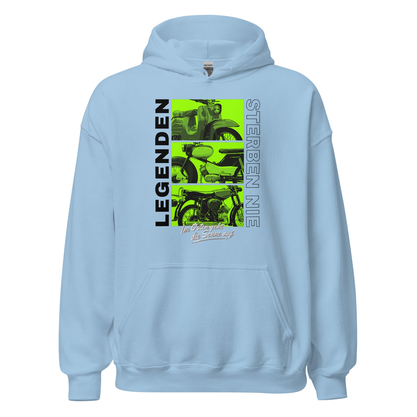 Simson Legenden sterben nie - Grün - Unisex Hoodie
