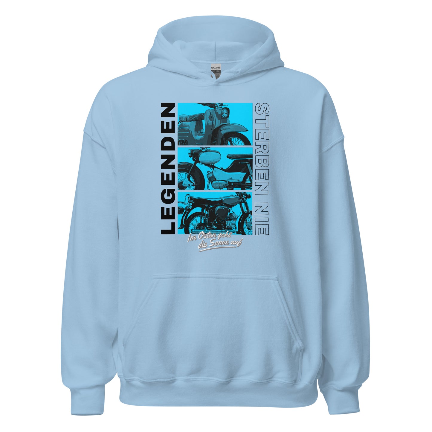 Simson Legenden sterben nie - Blau - Unisex Hoodie