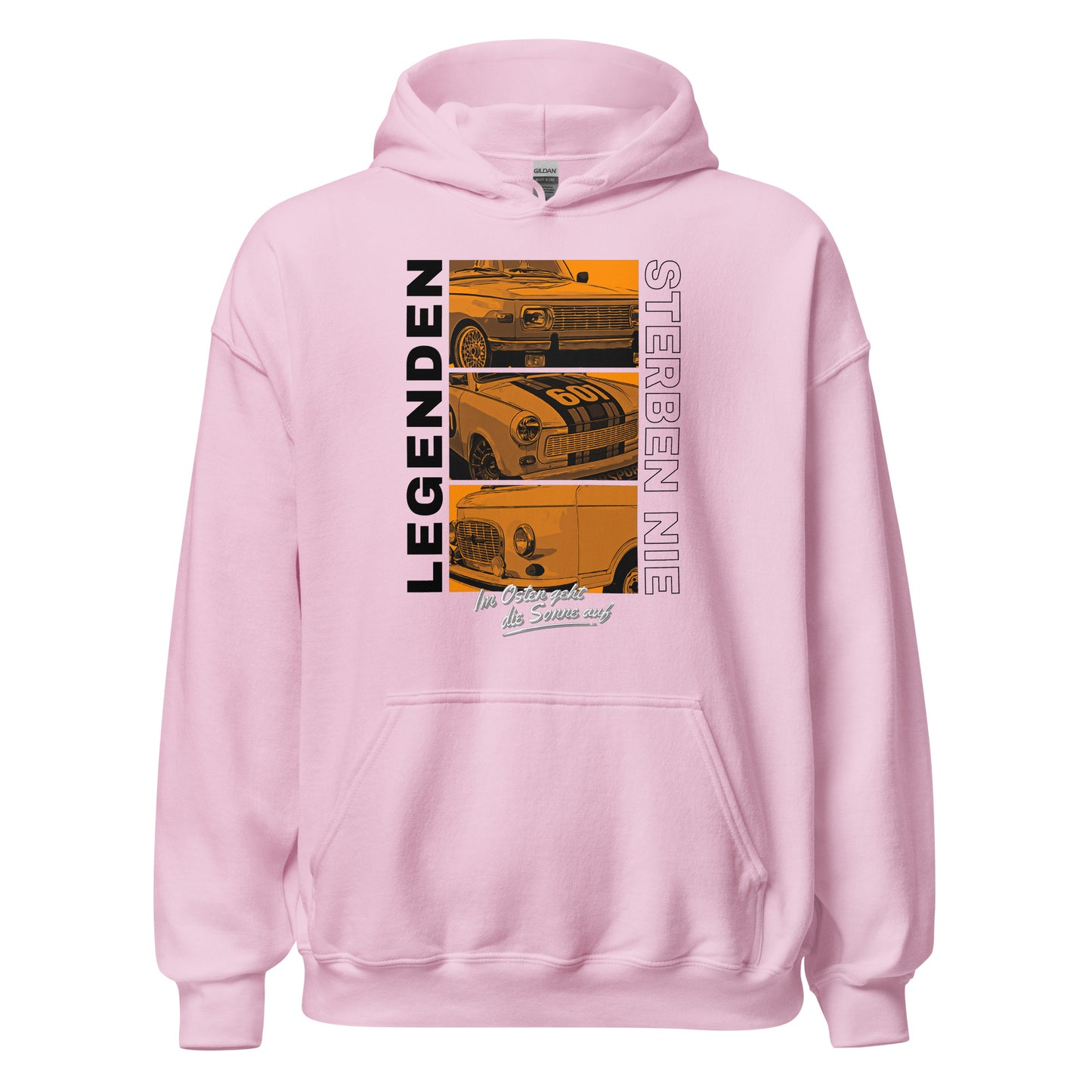 Legenden sterben nie - Orange - Unisex Hoodie