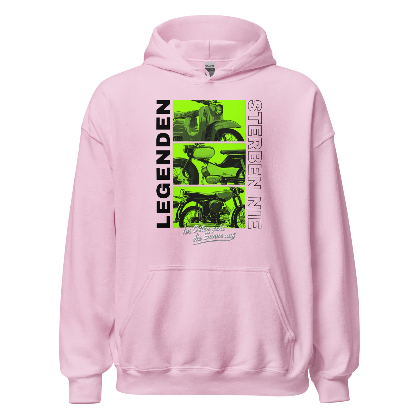 Simson Legenden sterben nie - Grün - Unisex Hoodie
