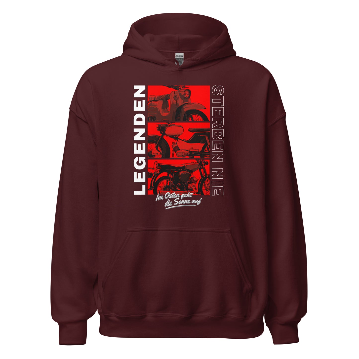 Simson Legenden sterben nie - Rot - Unisex Hoodie