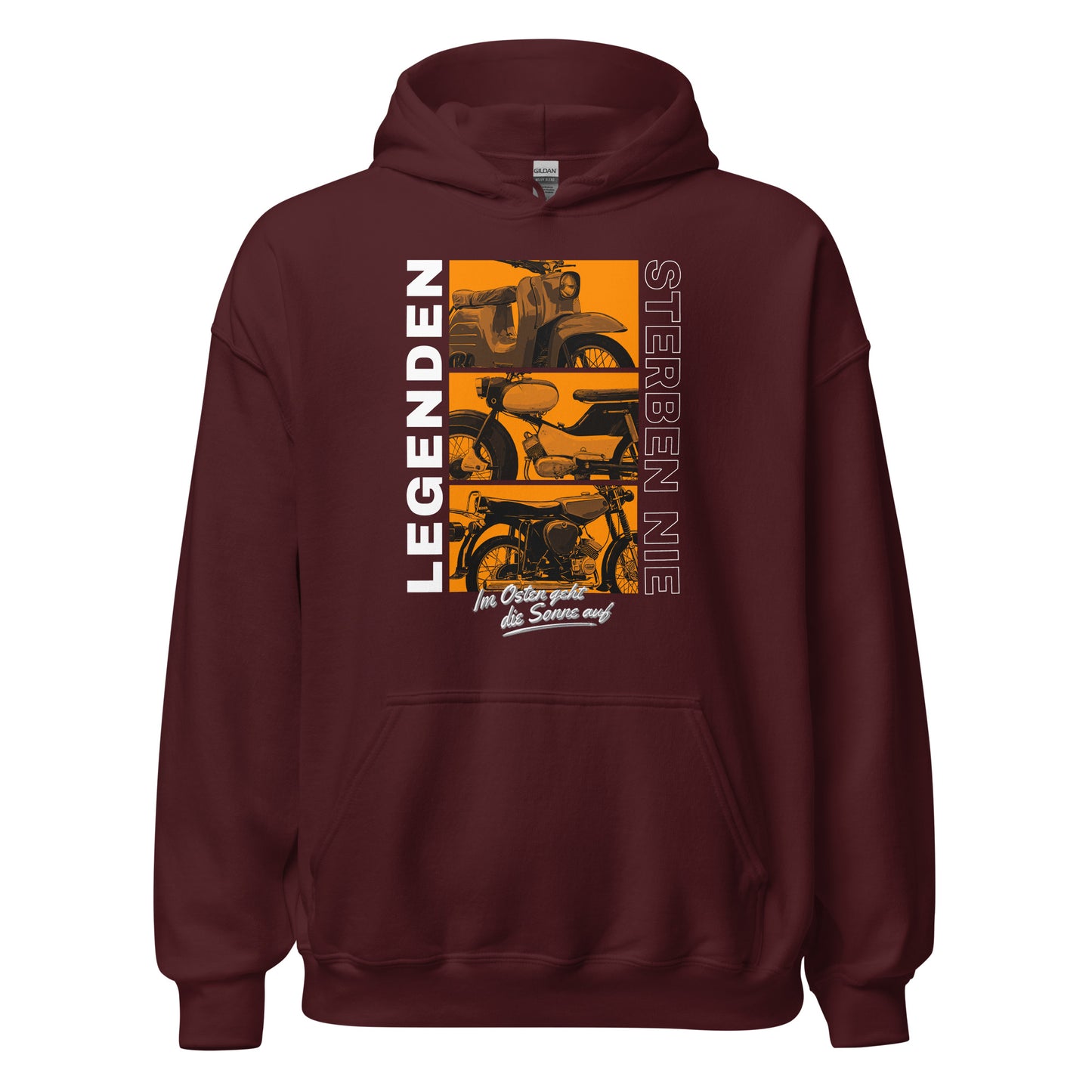 Simson Legenden sterben nie - Orange - Unisex Hoodie