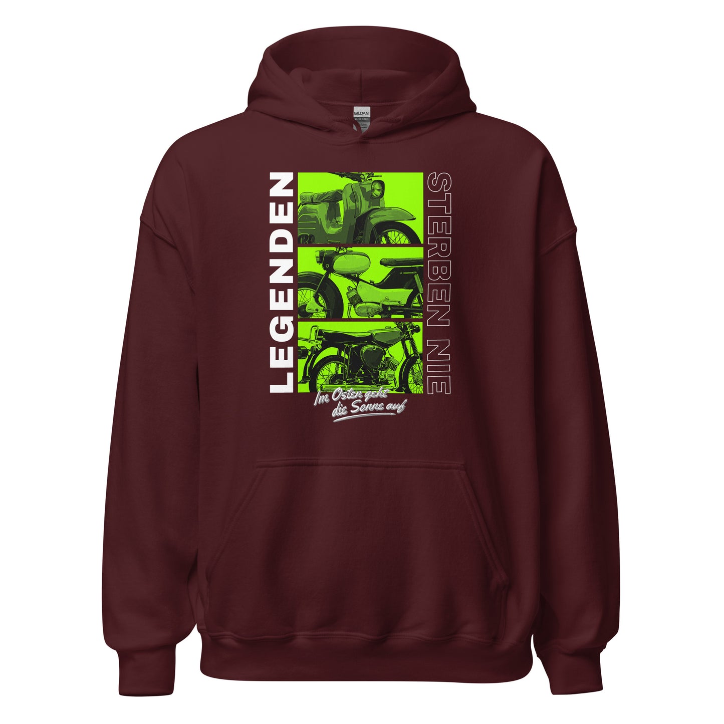 Simson Legenden sterben nie - Grün - Unisex Hoodie