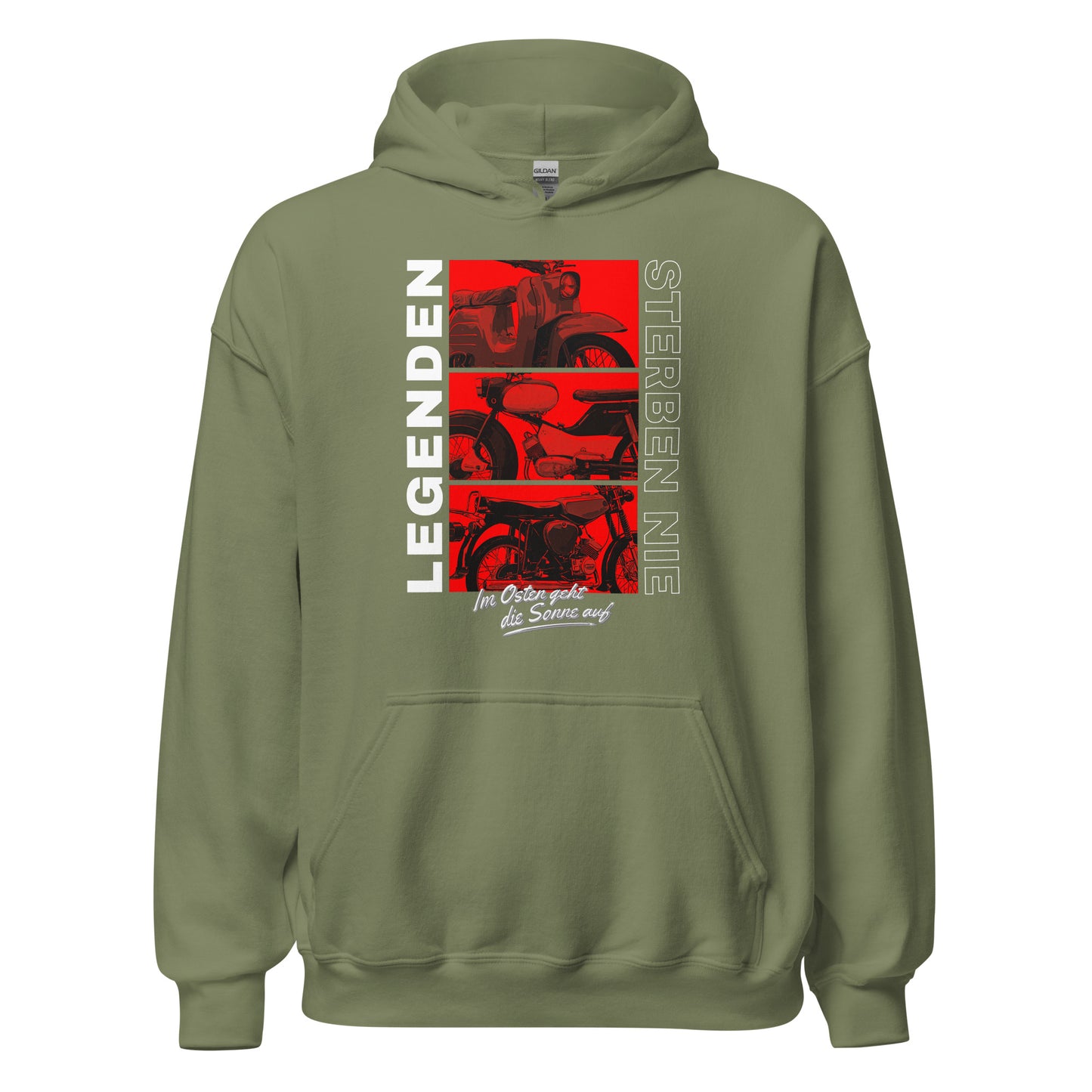 Simson Legenden sterben nie - Rot - Unisex Hoodie