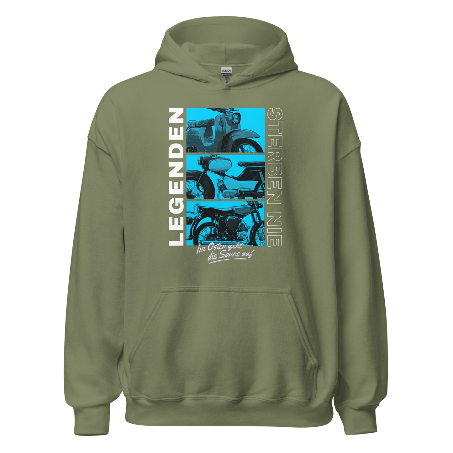 Simson Legenden sterben nie - Blau - Unisex Hoodie