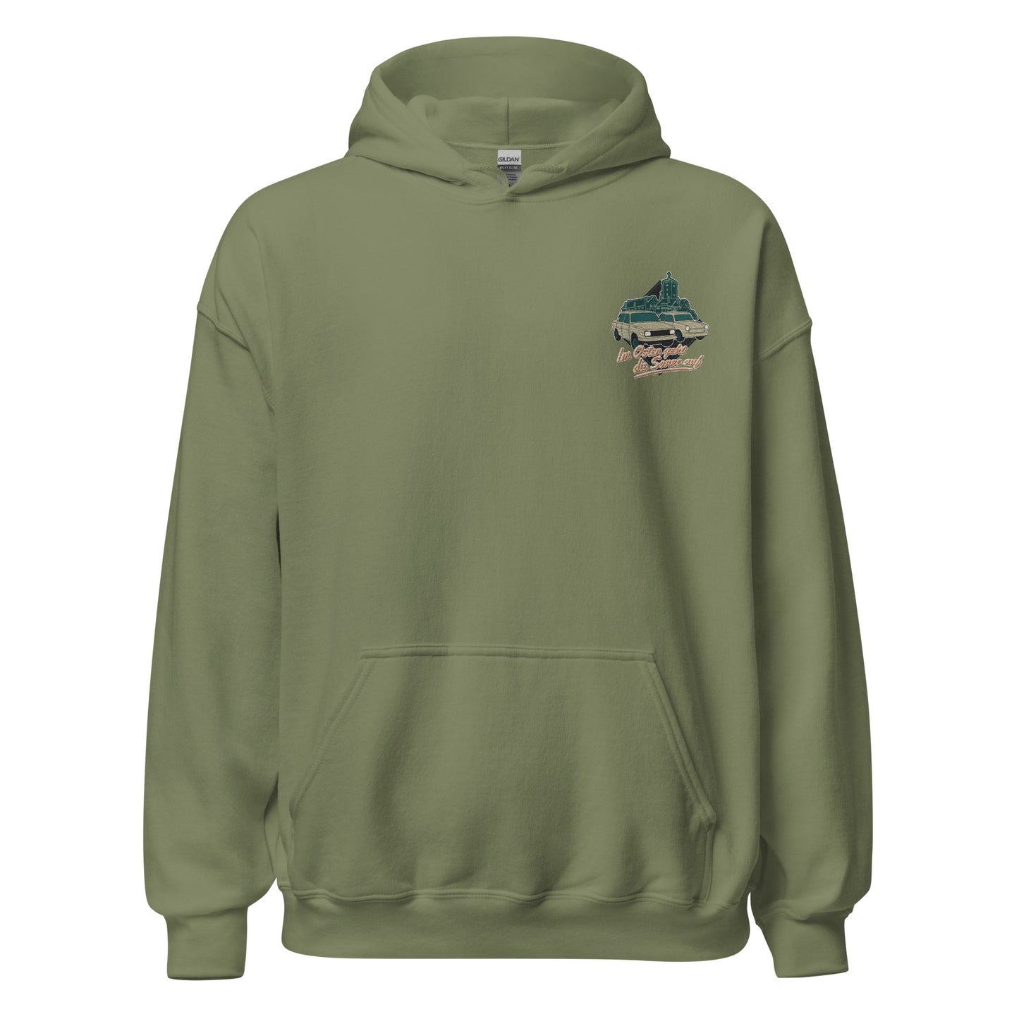 Hochwertiger Unisex Hoodie mit besticktem Logo