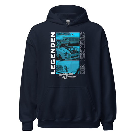 Legenden sterben nie - Blau - Unisex Hoodie