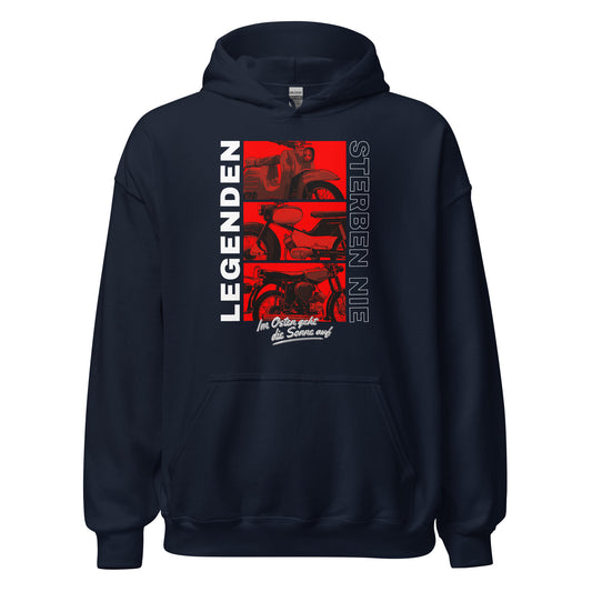 Simson Legenden sterben nie - Rot - Unisex Hoodie