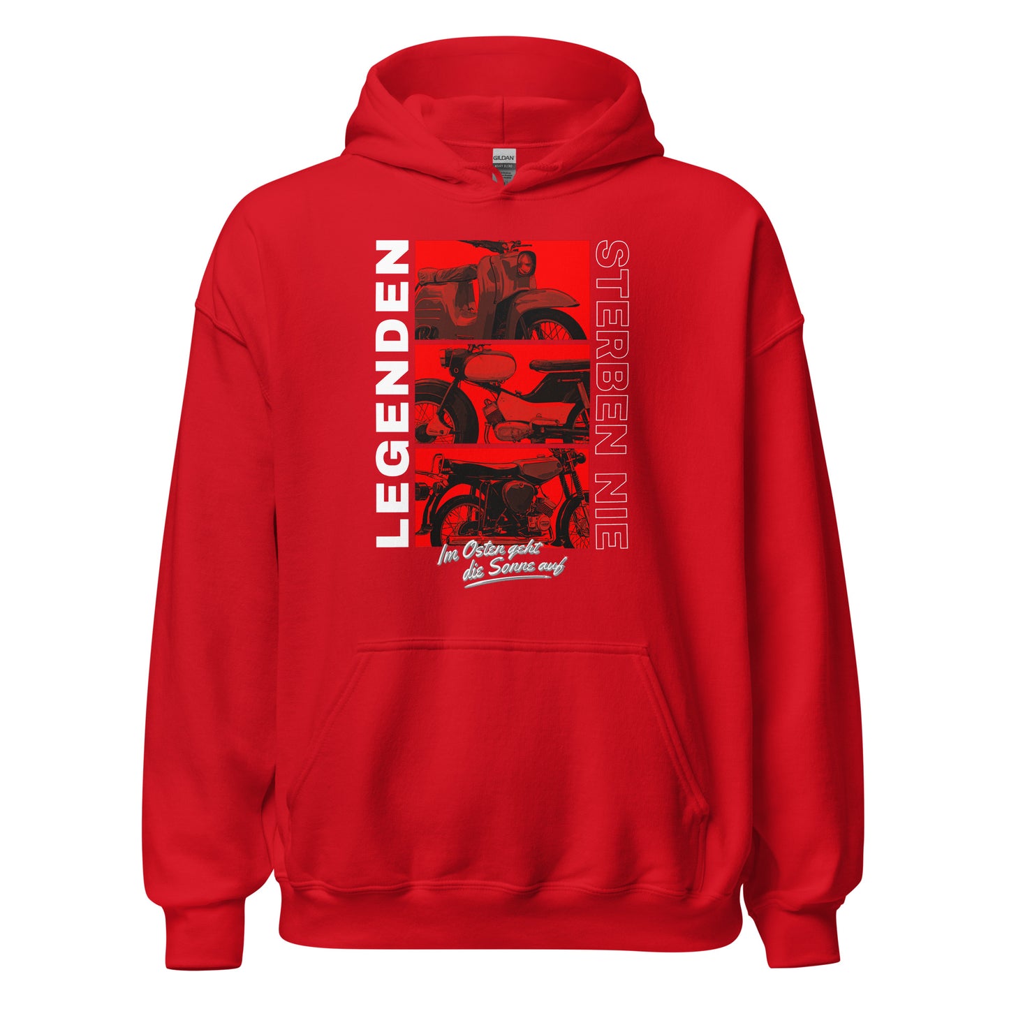 Simson Legenden sterben nie - Rot - Unisex Hoodie
