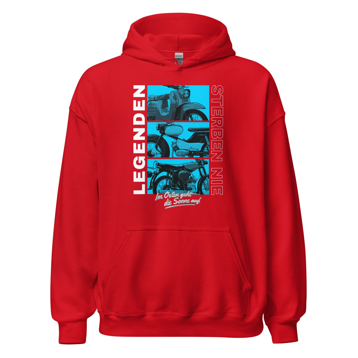 Simson Legenden sterben nie - Blau - Unisex Hoodie