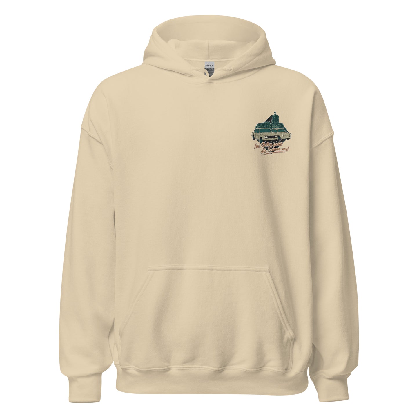 Hochwertiger Unisex Hoodie mit besticktem Logo
