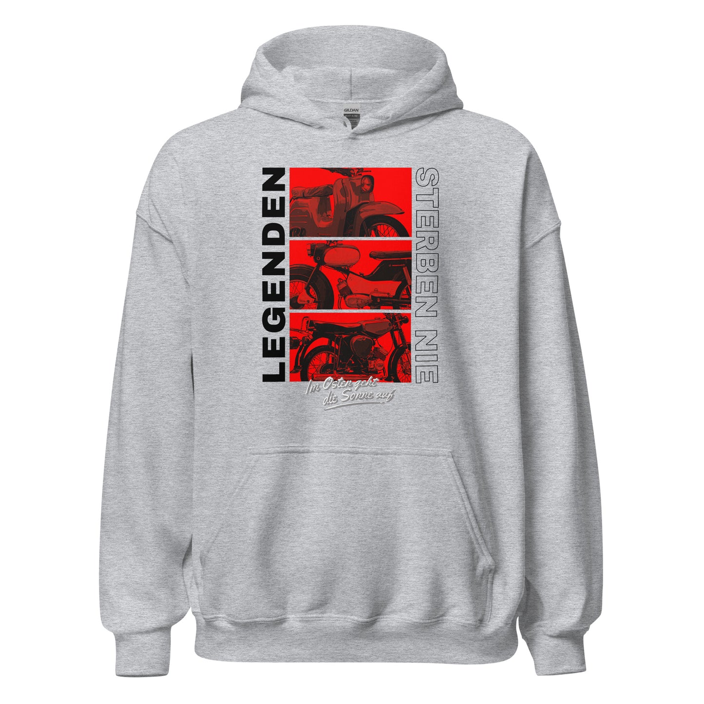 Simson Legenden sterben nie - Rot - Unisex Hoodie