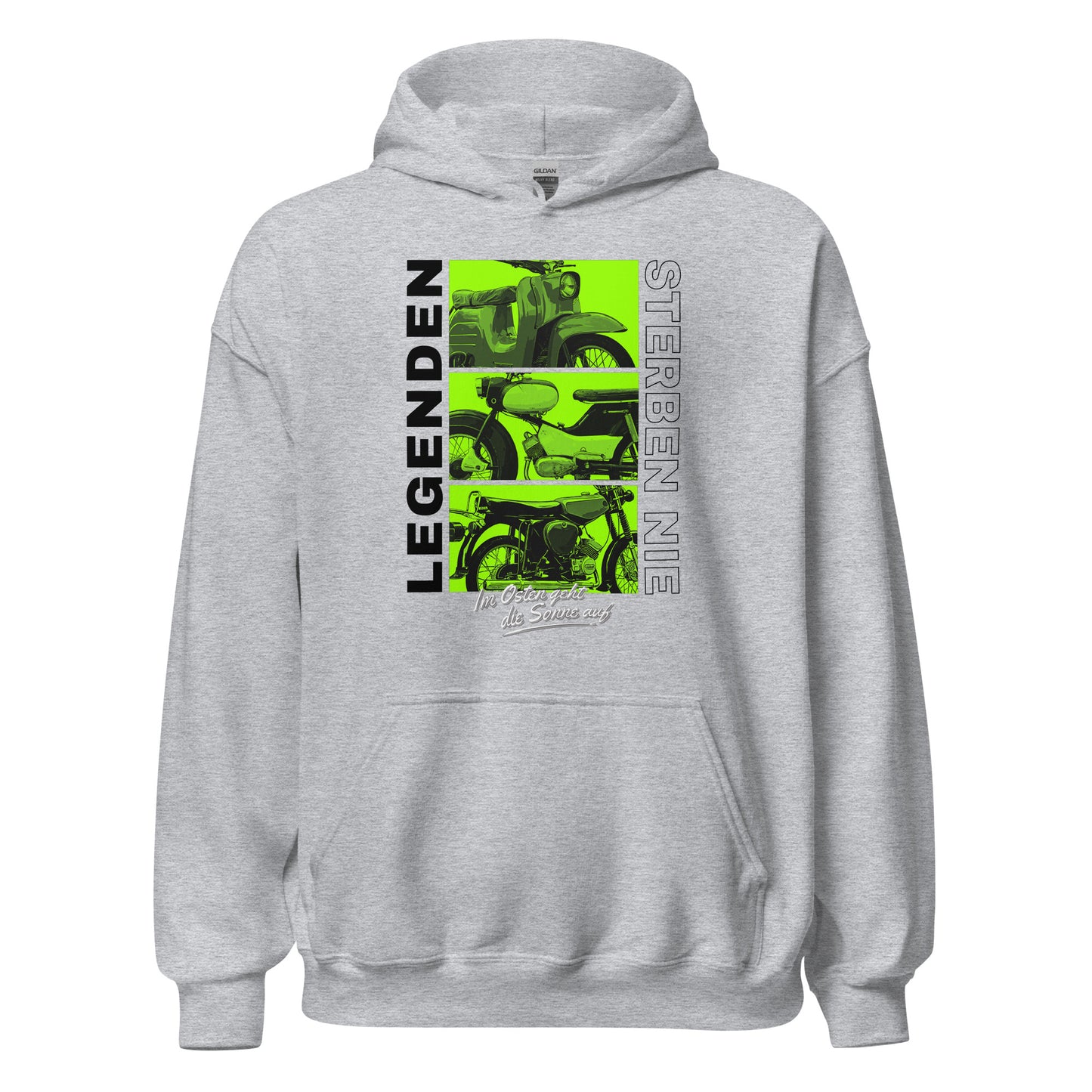 Simson Legenden sterben nie - Grün - Unisex Hoodie