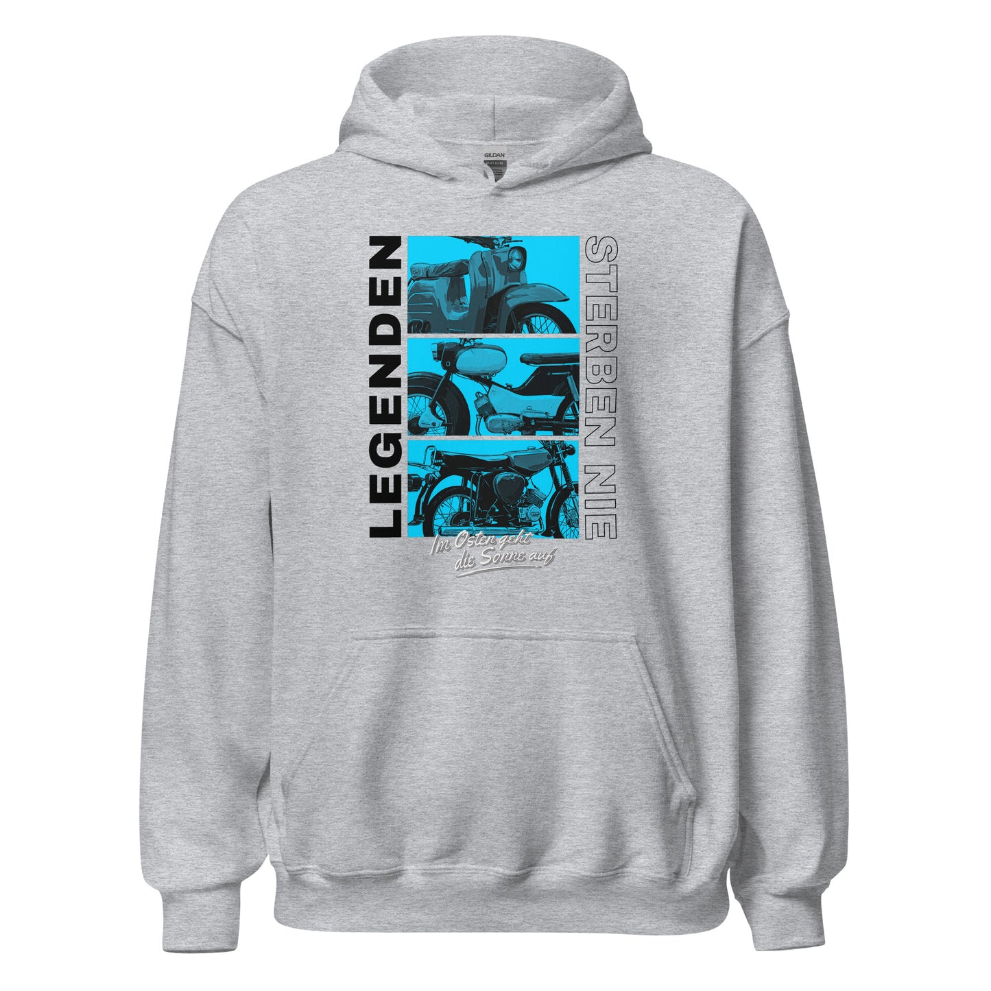 Simson Legenden sterben nie - Blau - Unisex Hoodie
