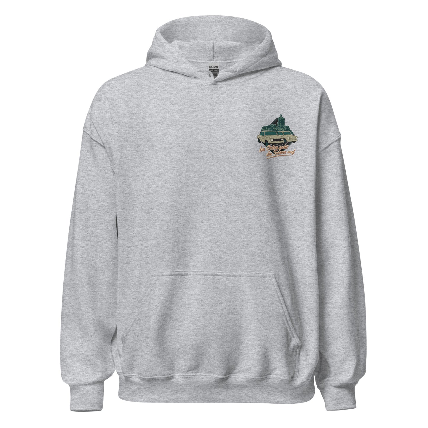 Hochwertiger Unisex Hoodie mit besticktem Logo