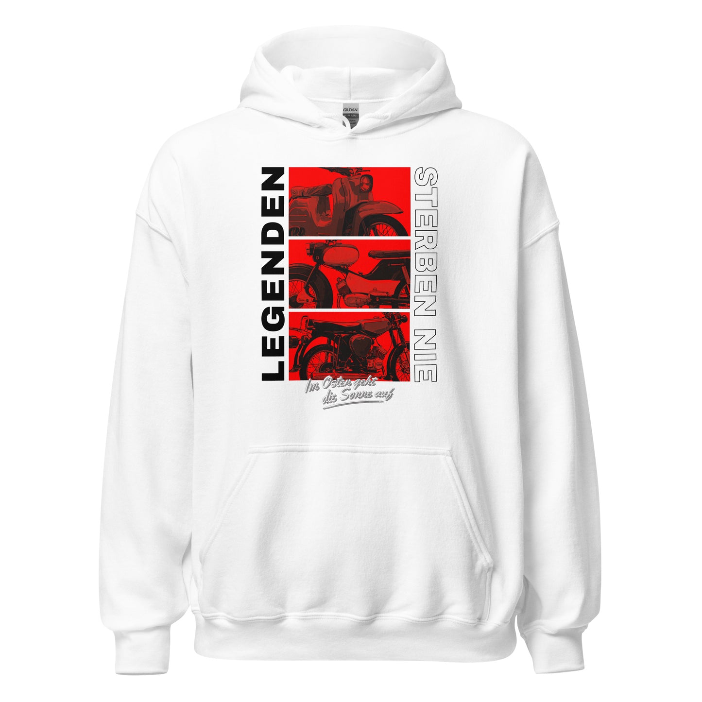 Simson Legenden sterben nie - Rot - Unisex Hoodie