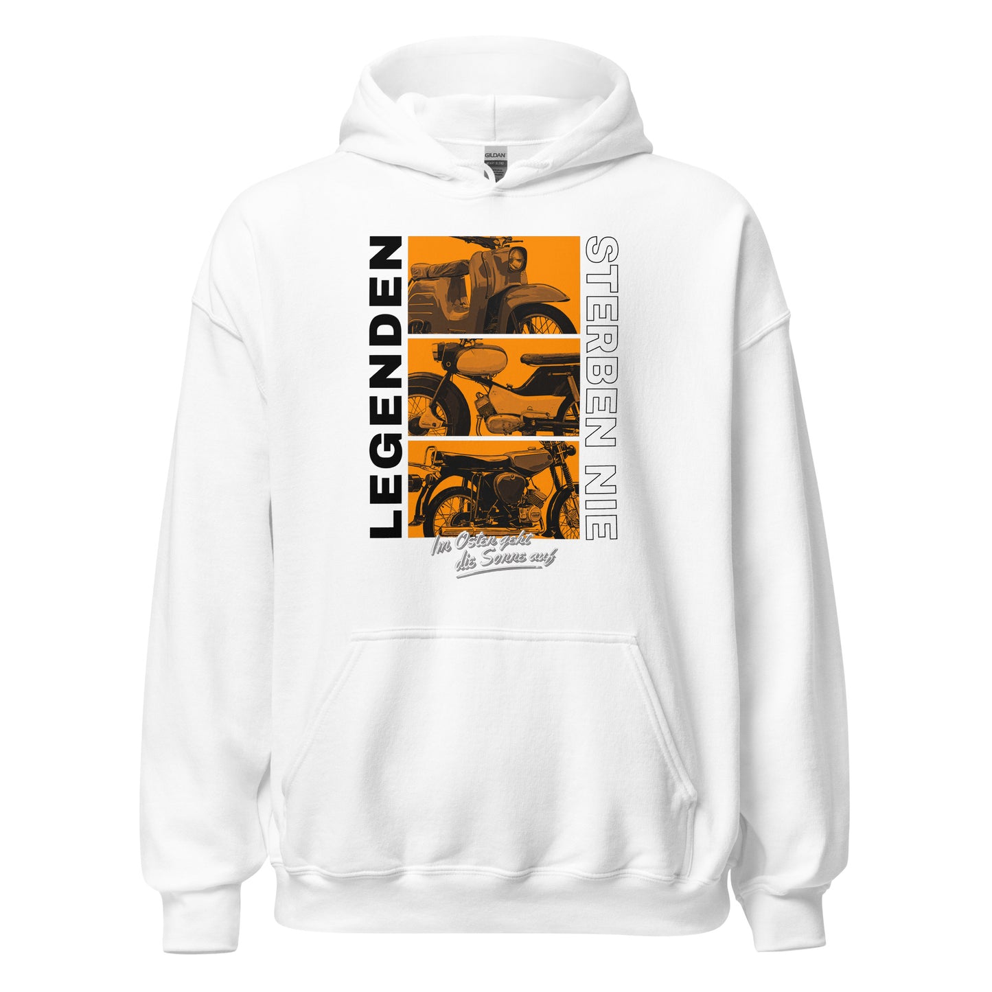 Simson Legenden sterben nie - Orange - Unisex Hoodie