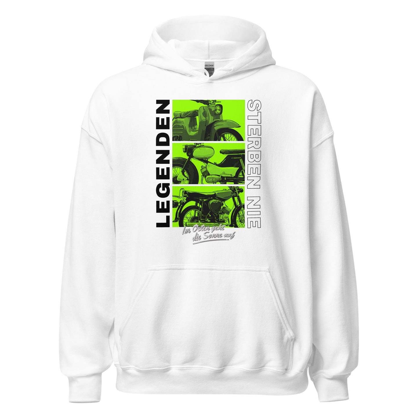 Simson Legenden sterben nie - Grün - Unisex Hoodie