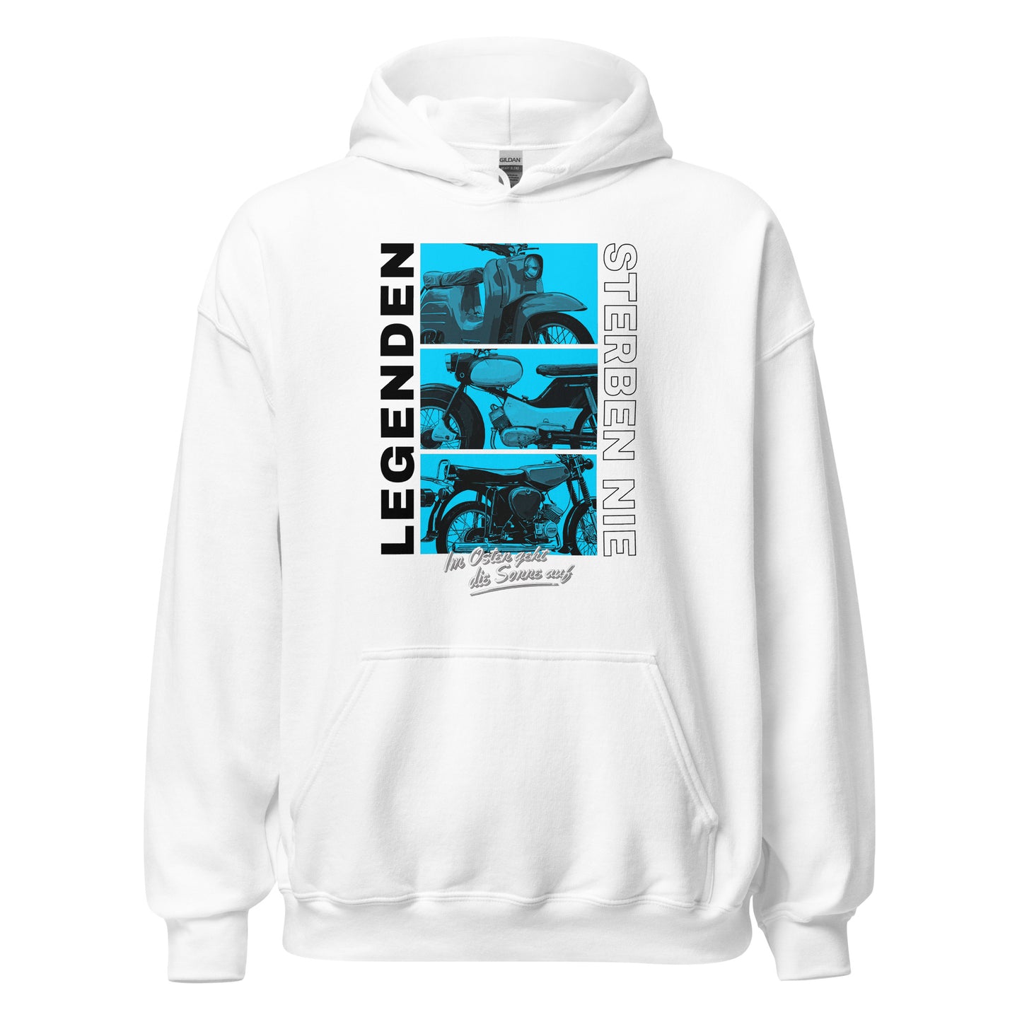 Simson Legenden sterben nie - Blau - Unisex Hoodie