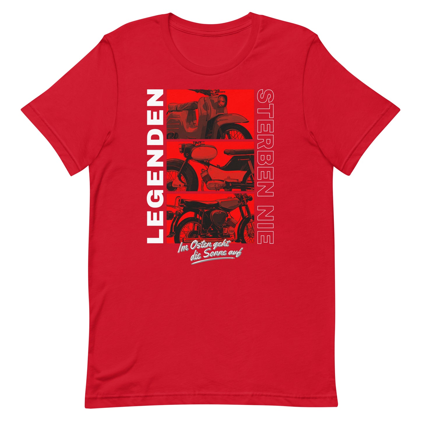 Simson Legenden sterben nie - Rot - Unisex T-Shirt