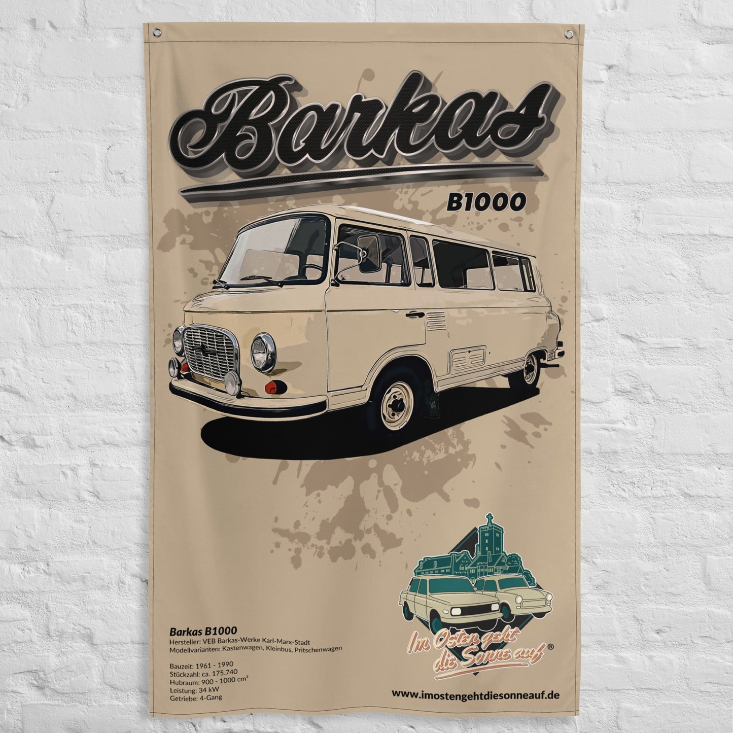 Werkstattfahne - Barkas B1000