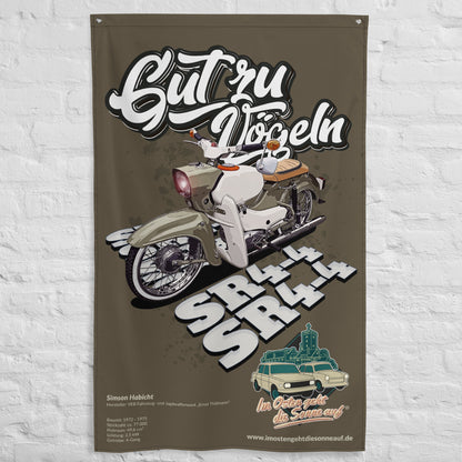 Werkstattfahne - Simson Habicht - Gut zu Vögeln