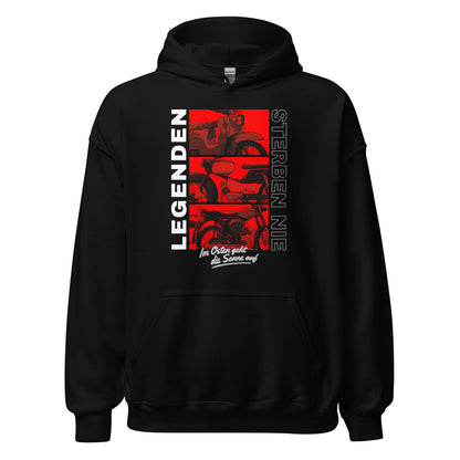 Simson Legenden sterben nie - Rot - Unisex Hoodie