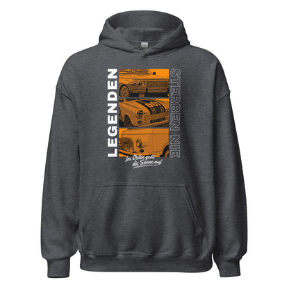 Legenden sterben nie - Orange - Unisex Hoodie