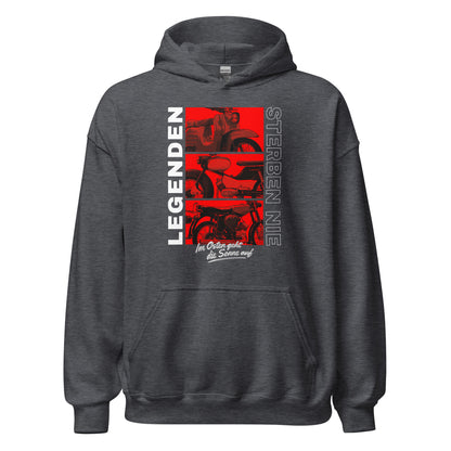 Simson Legenden sterben nie - Rot - Unisex Hoodie
