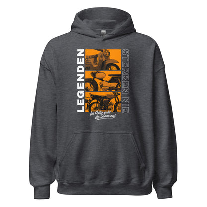 Simson Legenden sterben nie - Orange - Unisex Hoodie
