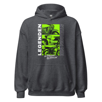 Simson Legenden sterben nie - Grün - Unisex Hoodie