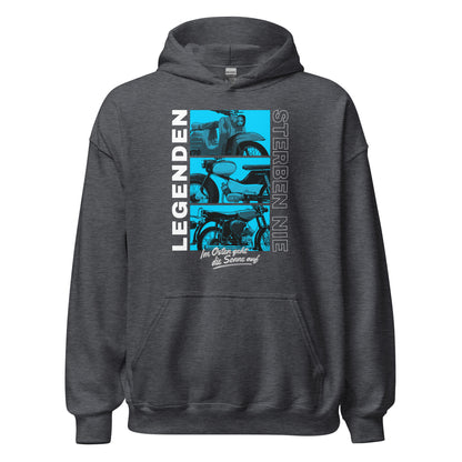 Simson Legenden sterben nie - Blau - Unisex Hoodie