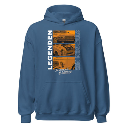 Legenden sterben nie - Orange - Unisex Hoodie