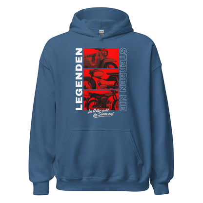 Simson Legenden sterben nie - Rot - Unisex Hoodie