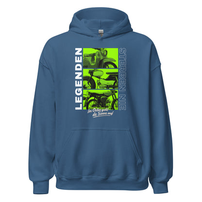Simson Legenden sterben nie - Grün - Unisex Hoodie