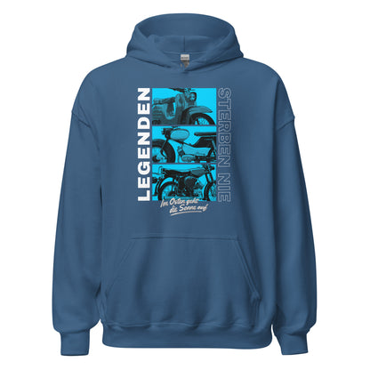 Simson Legenden sterben nie - Blau - Unisex Hoodie