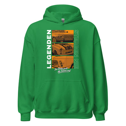 Legenden sterben nie - Orange - Unisex Hoodie